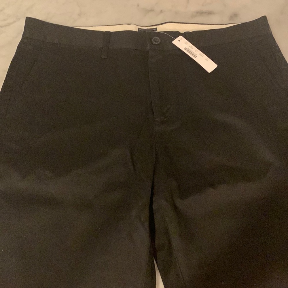 J. Crew Stretch Men’s Black 770 Straight Fit Chinos - 33 x 30 NWT